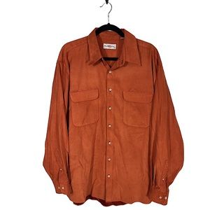 Winsor Lake vintage (but like new) Shacket med weight burnt orange
